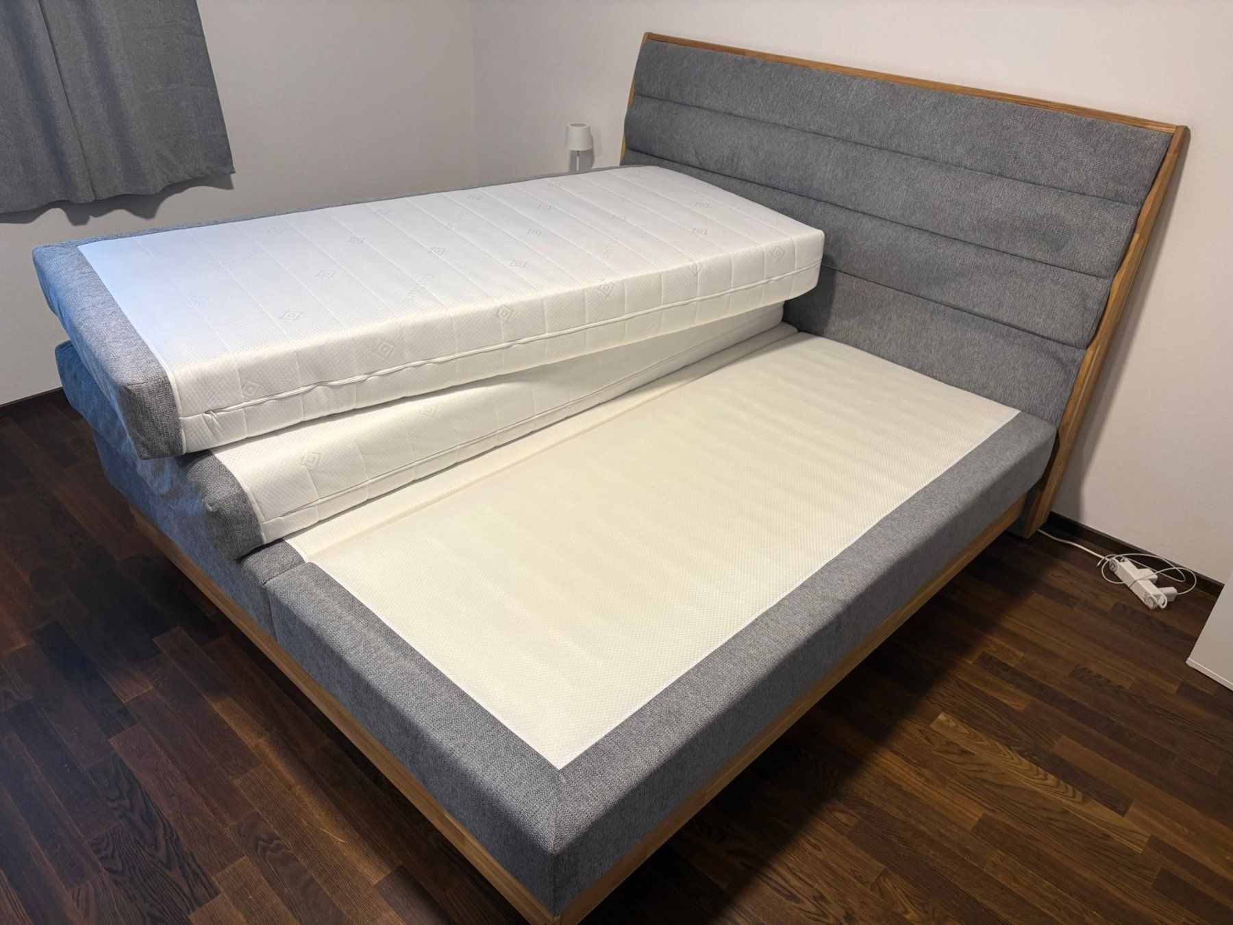 Mömax Letti: Boxspringbett Marissa in grau ca. 180x200cm – Usato da Frick venduto da Chriesiland 2