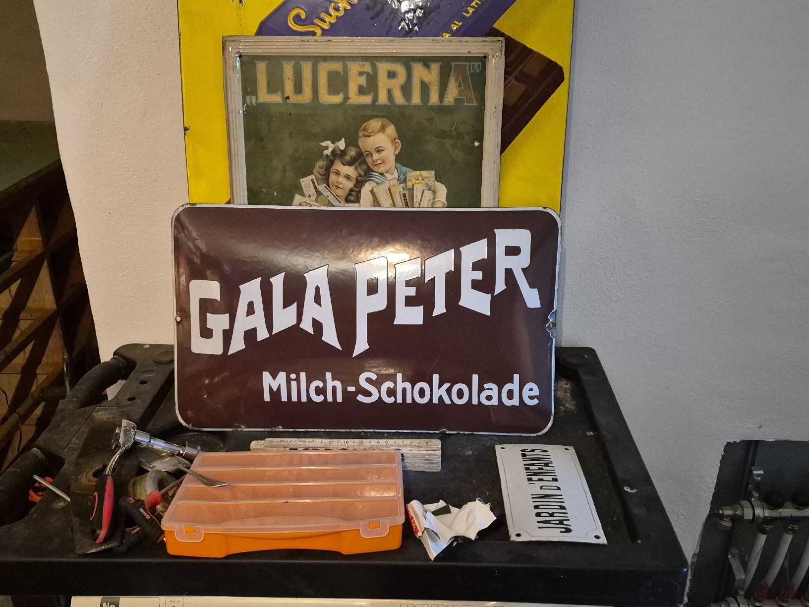 Insegne: gala peter Emailschild! – Usato da Cevio venduto da BiadiciN 1