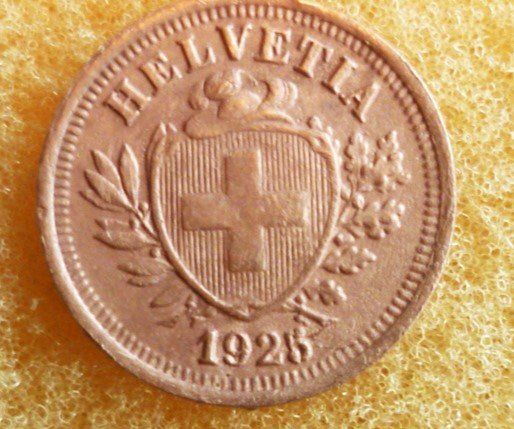 Tutti le monete: 1 Rappen 1925 s.s. / VZ – Usato da Effretikon venduto da Heimstudio