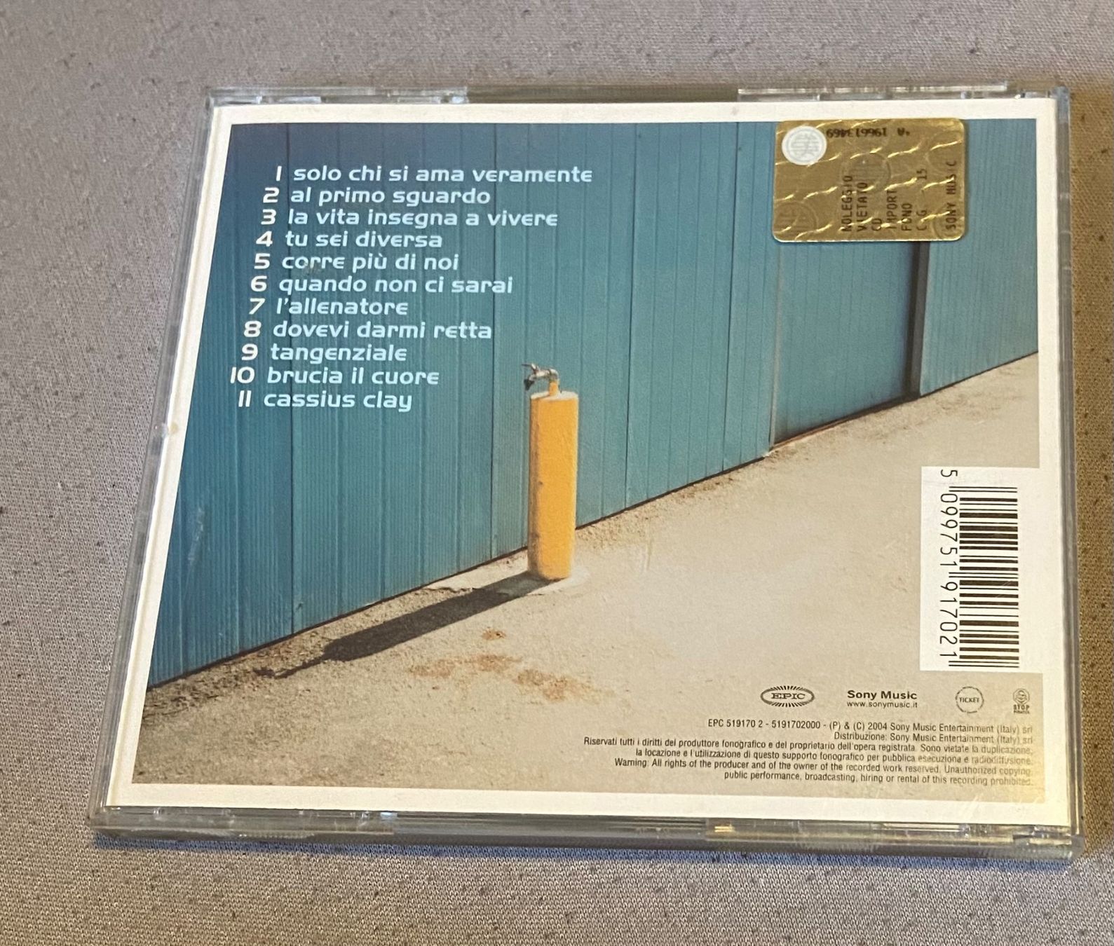 CD: GIANNI MORANDI CD A CHI SI AMA VERAMENTE – Usato da Luzern venduto da Lycka 1