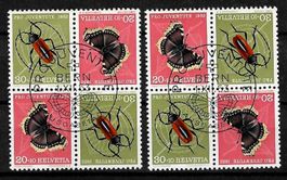 1953, Z41/I+Z41/II aus PJ-Kehrdruckbogen gest. ET (15443)