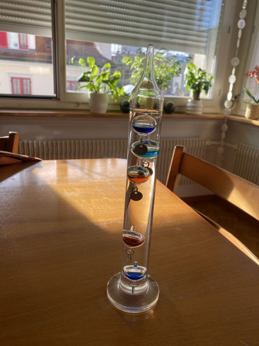 Altro per la casa: Galileo Thermometer, Glasthermometer, Top Zustand! – Nuovo e nell'imballaggio originale da Zürich venduto da lar_y9bc
