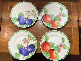 4 Villeroy & Boch French Garden Modern Fruits Teller Plate