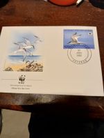 Bénin: Rare timbre WWF 1989 - Premier jour Cotonou!