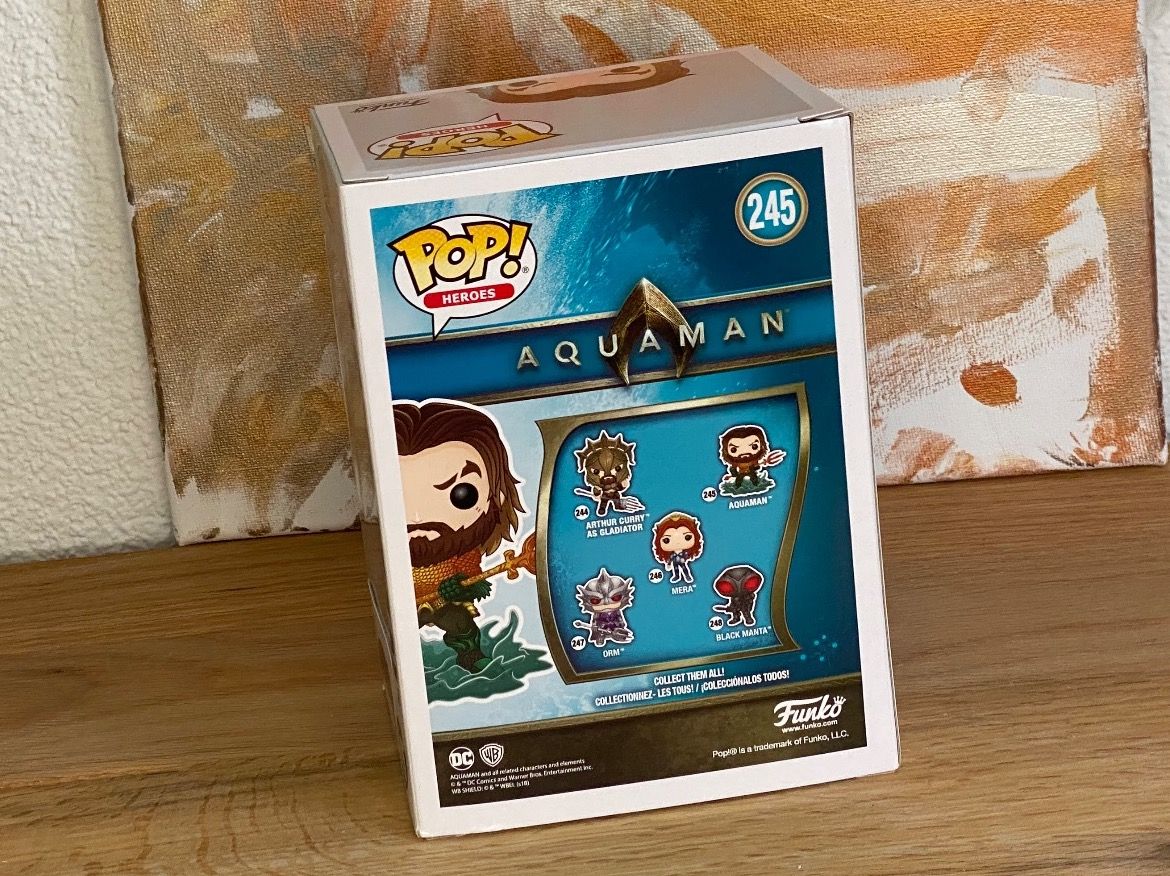 Funko Statuette: Funko Pop - Aquaman #245 – Nuovo e nell'imballaggio originale da Oensingen venduto da CSCollectors 2