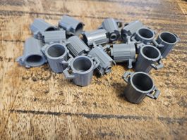 lego 92926 lot de 16 pièces Dark Bluish Gray Container,
