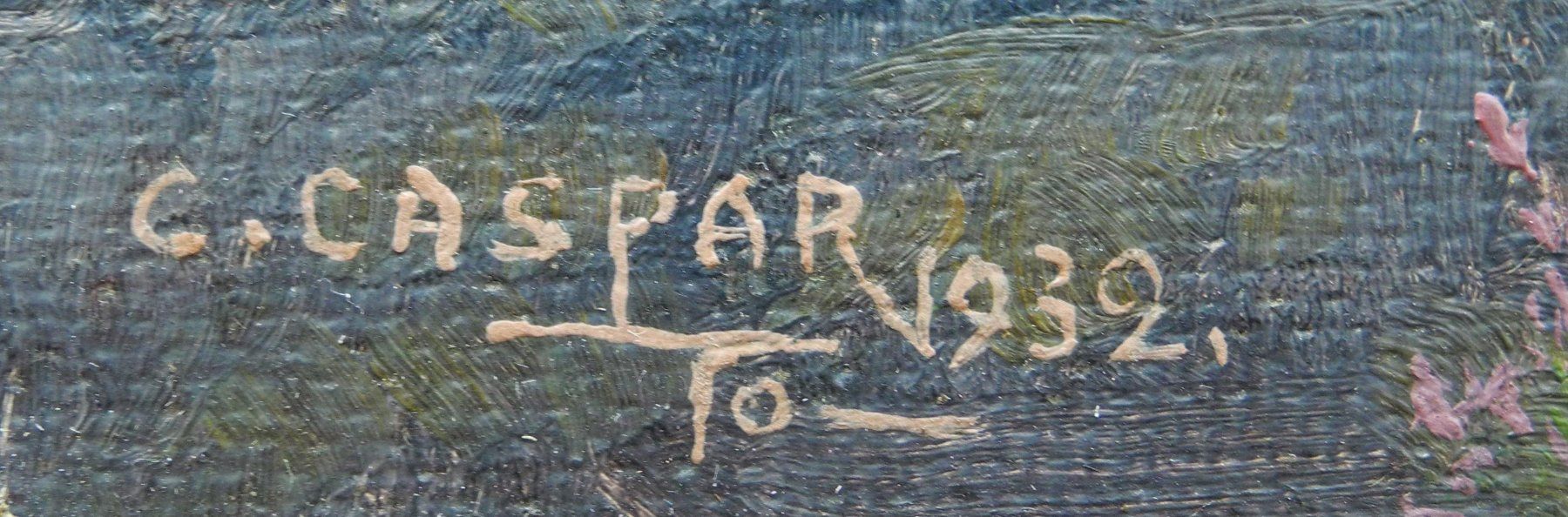 Dipinti: Ranft im Glarus 1932 signiert Caspar – Usato da Schlossrued venduto da RareKunstWelt 2