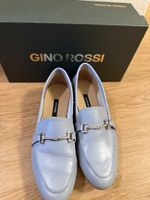 Gino Rossi Damenschuhe Loafer Grösse 37 hellblau guter Zusta