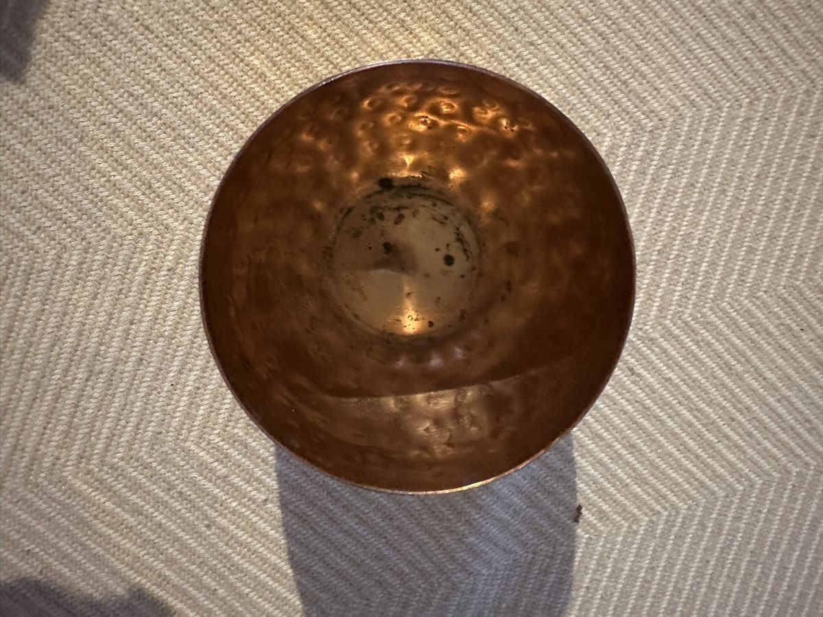Alle Dekorationen: Hammered Copper tealight holder – Gebraucht aus Zürich von car_68nt 2