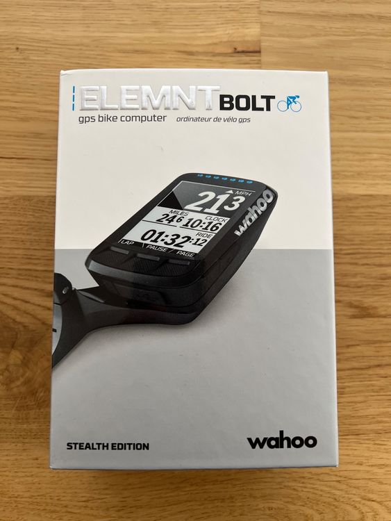 Wahoo Elemnt Bolt Stealth Edition Kaufen auf Ricardo
