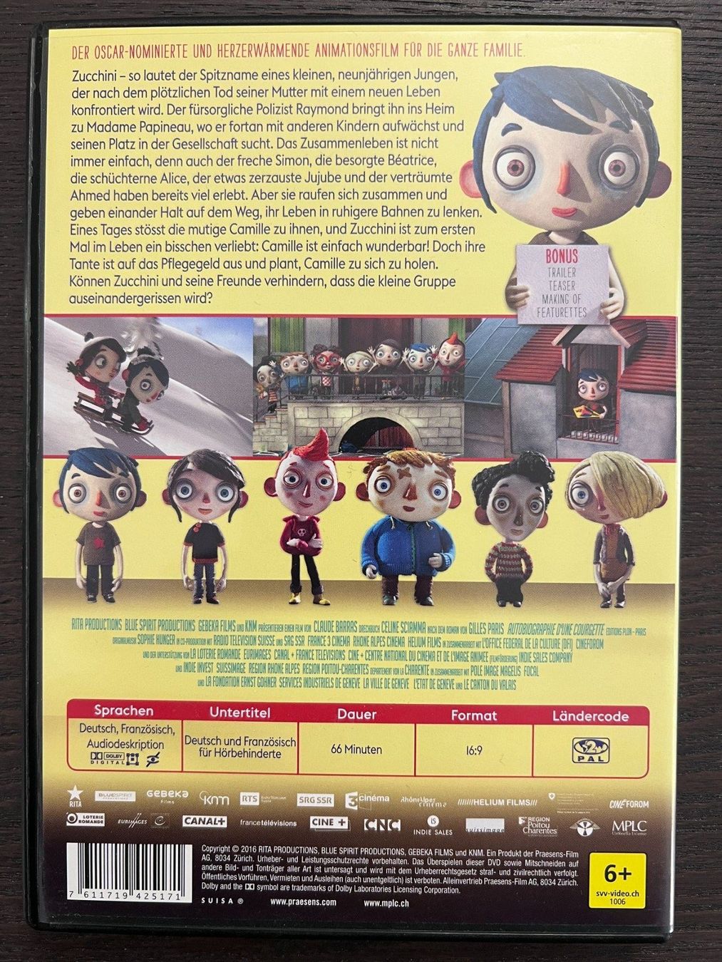 Tous les DVDs: Mein Leben Zucchini – D'occasion à Zürich par FilmFreunde 1