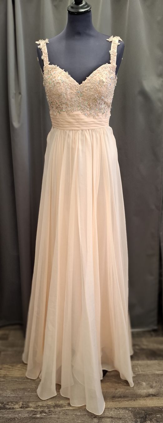 Vestiti: Lachsfarbenes Abendkleid – Nuovo (secondo la descrizione) da Uster venduto da VMT.