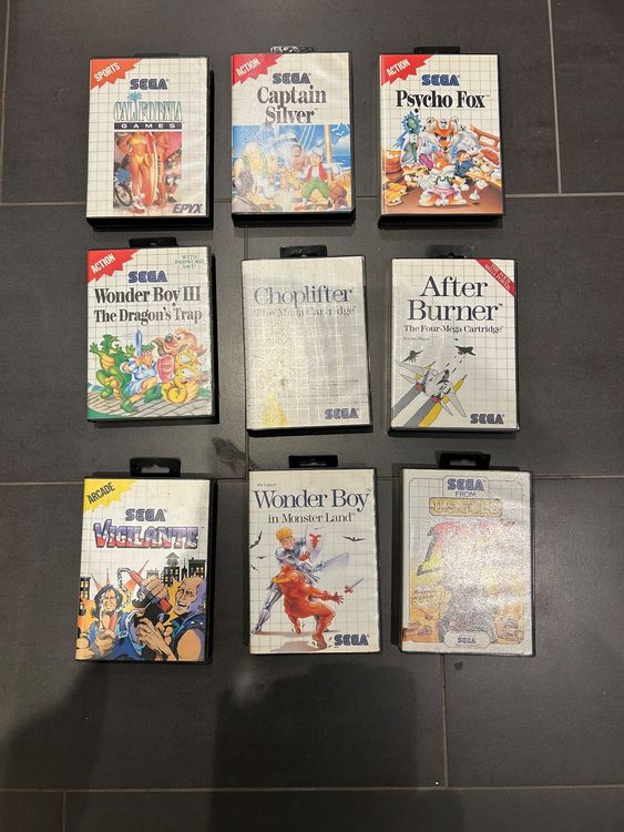 SEGA Master System Spielesammlung (9 Stück) Kaufen auf Ricardo