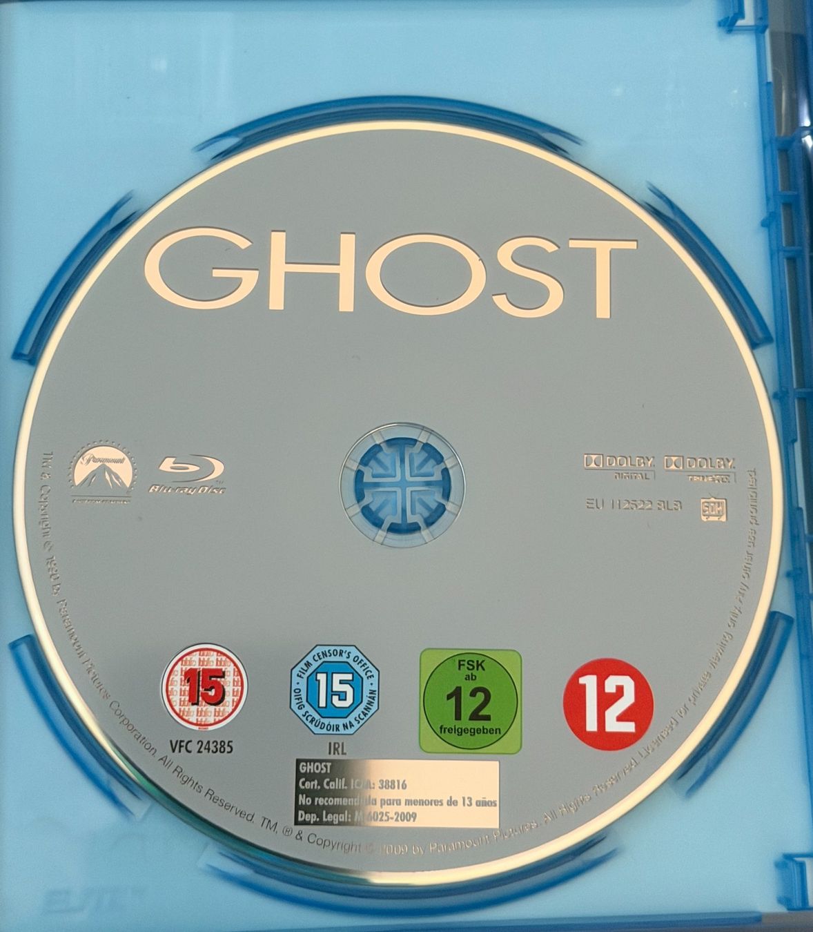 Tous les DVDs: Ghost (1990)  - Blu-ray – D'occasion à Semsales par __Florian__ 3