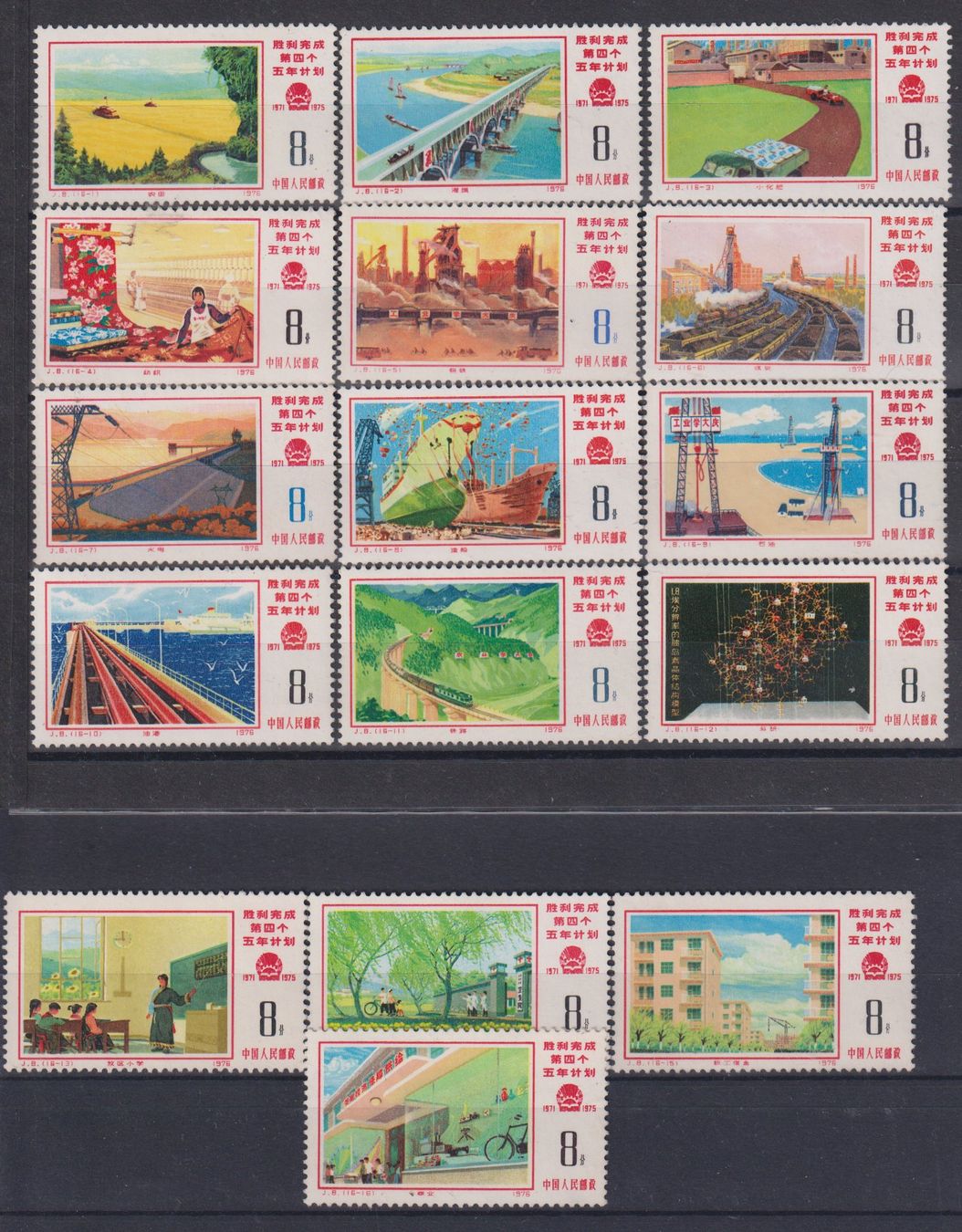 Tutti i francobolli: VR China 1976: Fünfjahresplan ** – Nuovo (secondo la descrizione) da Eschlikon TG venduto da PhilCon