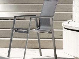 Gartenstuhl New Top - stapelbar - anthrazit/silber - 6 Stk.