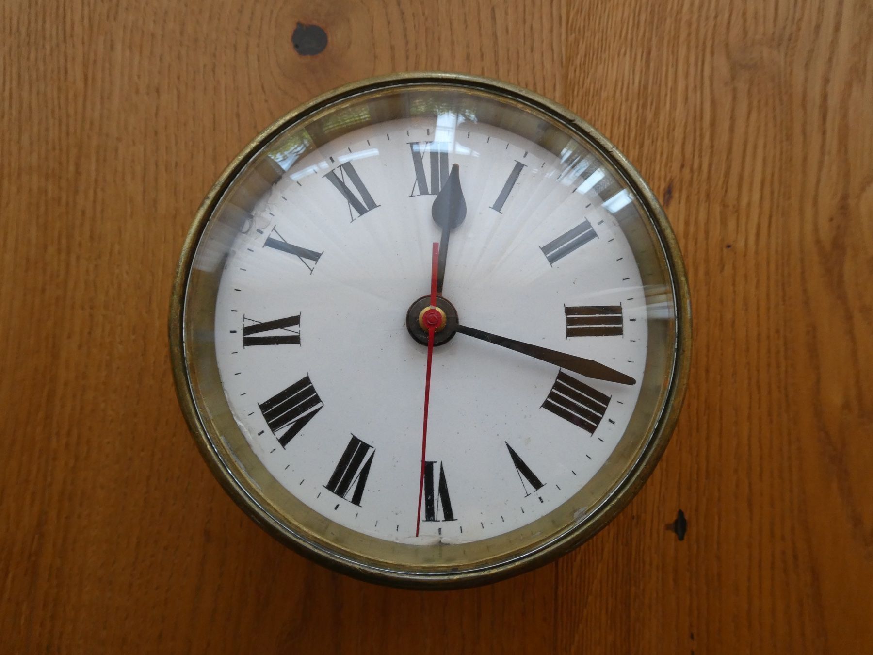Orologi: Uhr in einem massiven Messinggehäuse – Usato da Lüchingen venduto da Eeizo 8