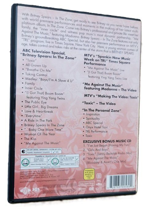 Alle DVDs: Britney Spears - In the Zone (DVD + CD) – Gebraucht aus Wilen b. Wollerau von morethanmusic 1