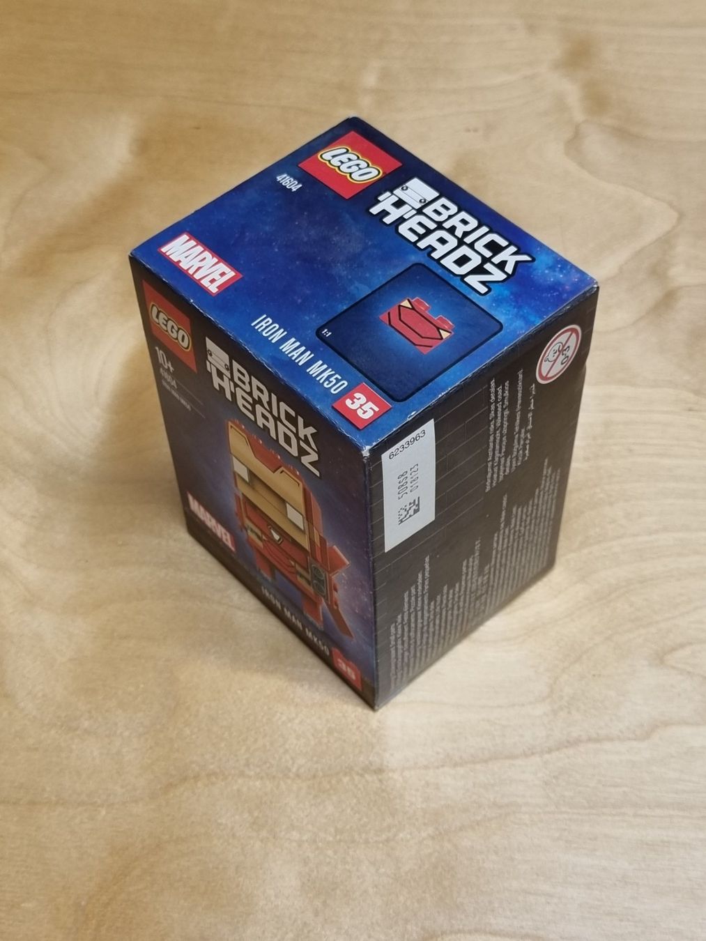 Lego Kit di costruzioni: LEGO Marvel 41604 Iron Man MK50 BrickHeadz – Nuovo e nell'imballaggio originale da Basadingen venduto da NekoBricks 5