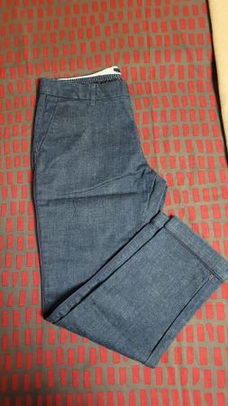 Scotch&Soda: Élégant pantalon d'été indigo, taille XL!