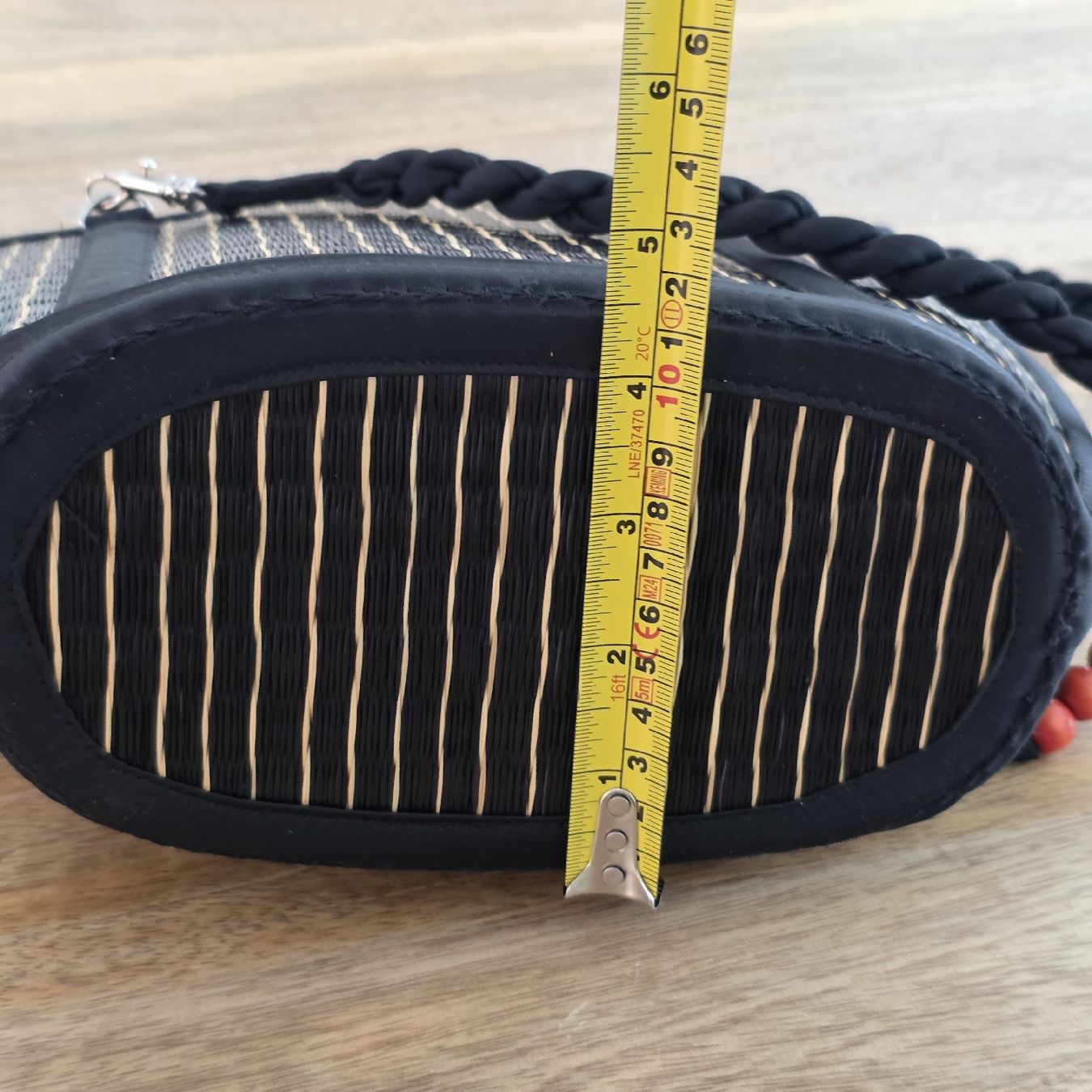 Borse da donna: Handtasche schwarz gestreift mit Perlen Neu – Nuovo (secondo la descrizione) da Rheinsulz venduto da Gilea 7