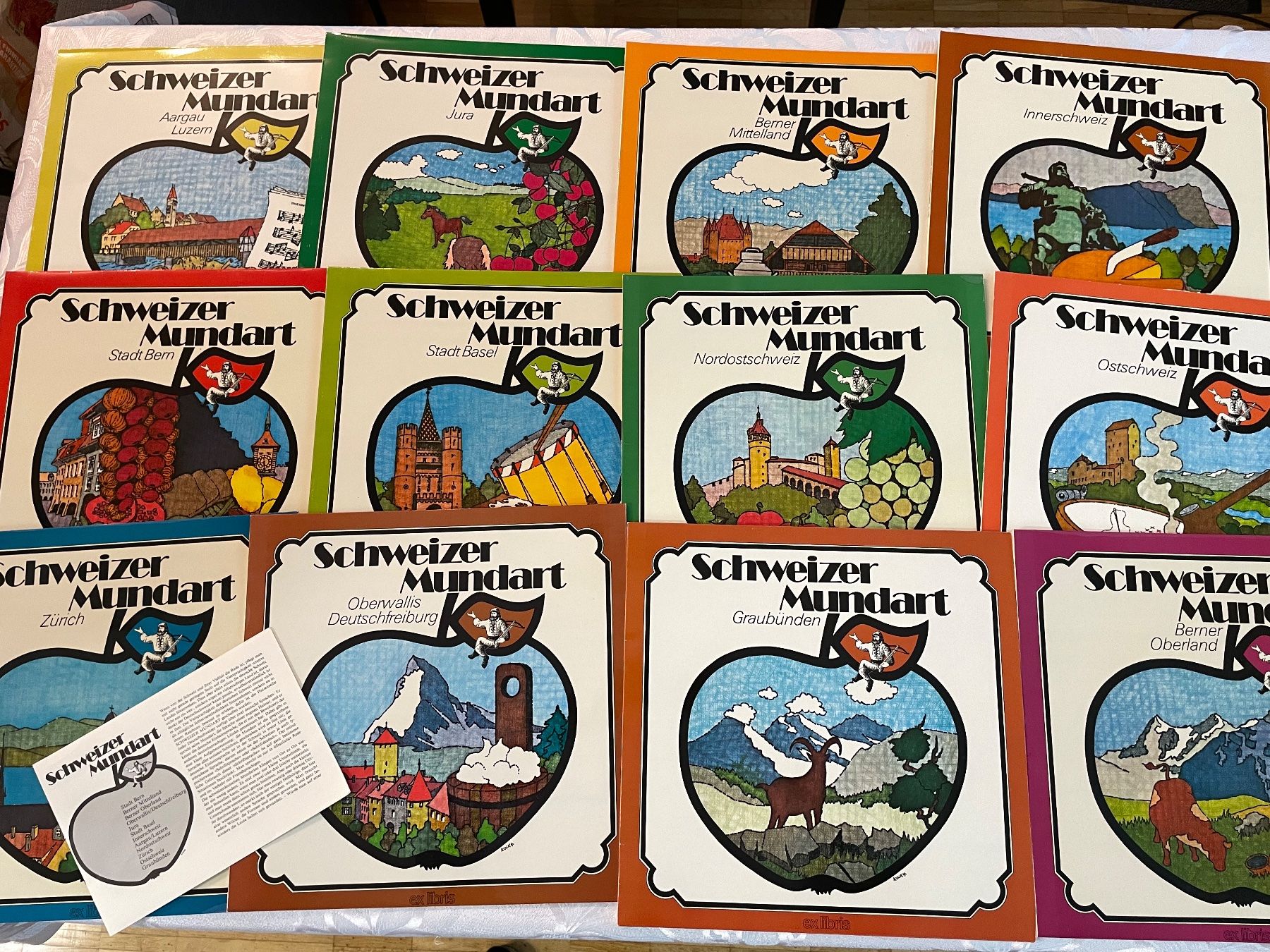 Dischi in vinile: SCHWEIZER MUNDART - SCHALLPLATTENBOX 12 LP`S – Usato da Zürich venduto da fehlton 4