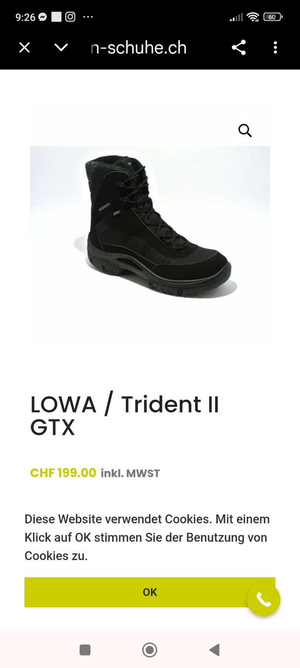Scarpe da uomo: Lowa Schuhe – Usato da Tagelswangen venduto da son_z88g