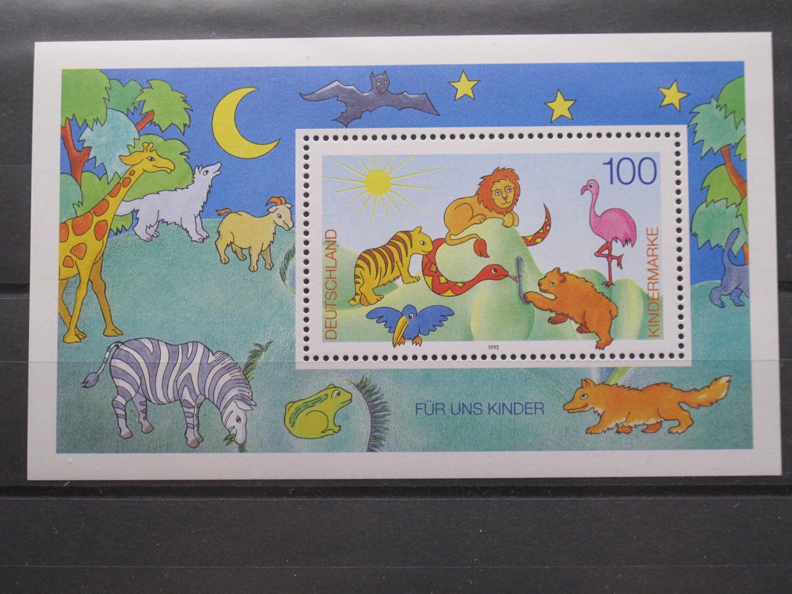 Alle Briefmarken: BRD 1995 Für uns Kinder BL34 ** – Gebraucht aus Wil SG von fva01