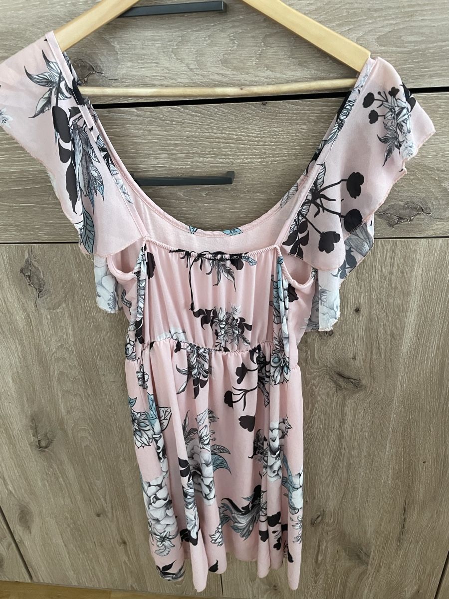 Vestiti: Sommerkleid Gr. S, rosa mit Blumenmuster – Usato da Oberwil BL venduto da Petermib 1
