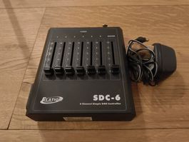 DMX-Controller Elation SDC-6 Faderdesk, 6 Kanäle
