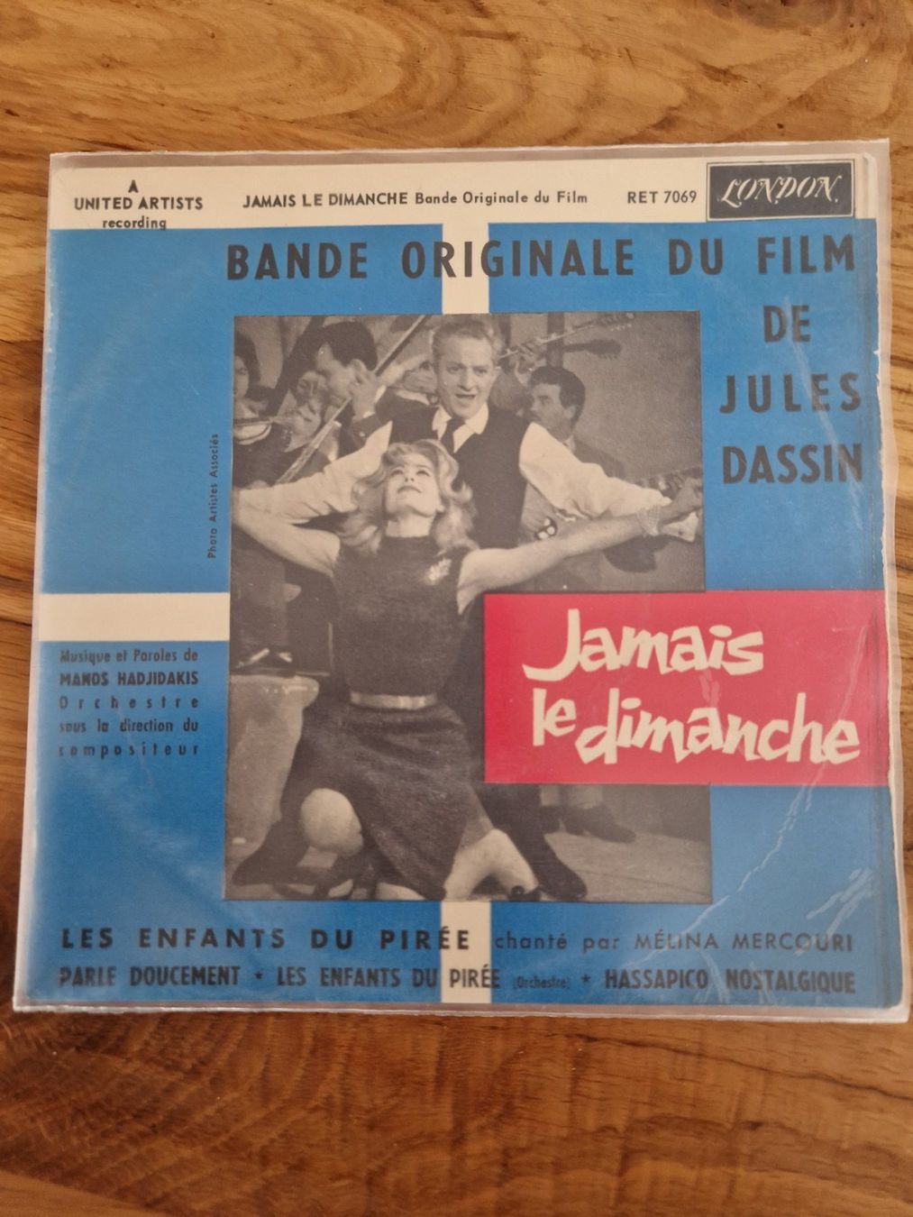 Dischi in vinile: Vinyl Single - Melina Mercouri - Jamais le dimanche – Usato da Sursee venduto da FKZ_13