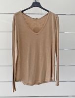 Langarmshirt V-Ausschnitt - Grösse ca. 34/36/38 - NEU