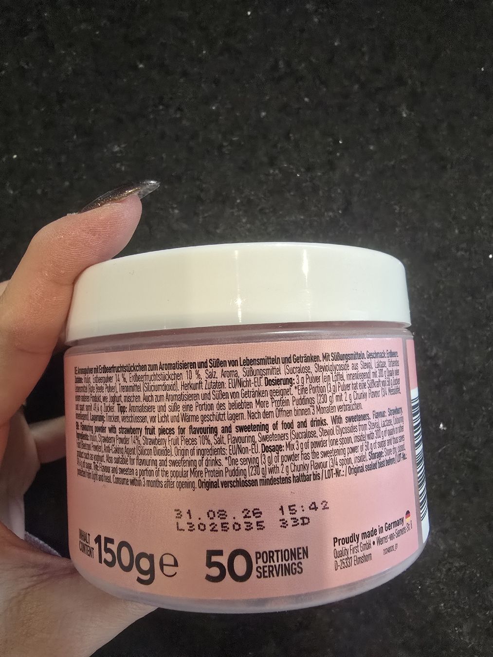 More Nutrition Cibi & Specialità: More Nutriton Chunky Flavour Strawberry Perfection – Nuovo e nell'imballaggio originale da Rickenbach b. Wil venduto da Beautiful.Things 1