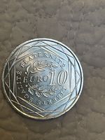 10 Euro Münze Frankreich 2009 Silber 