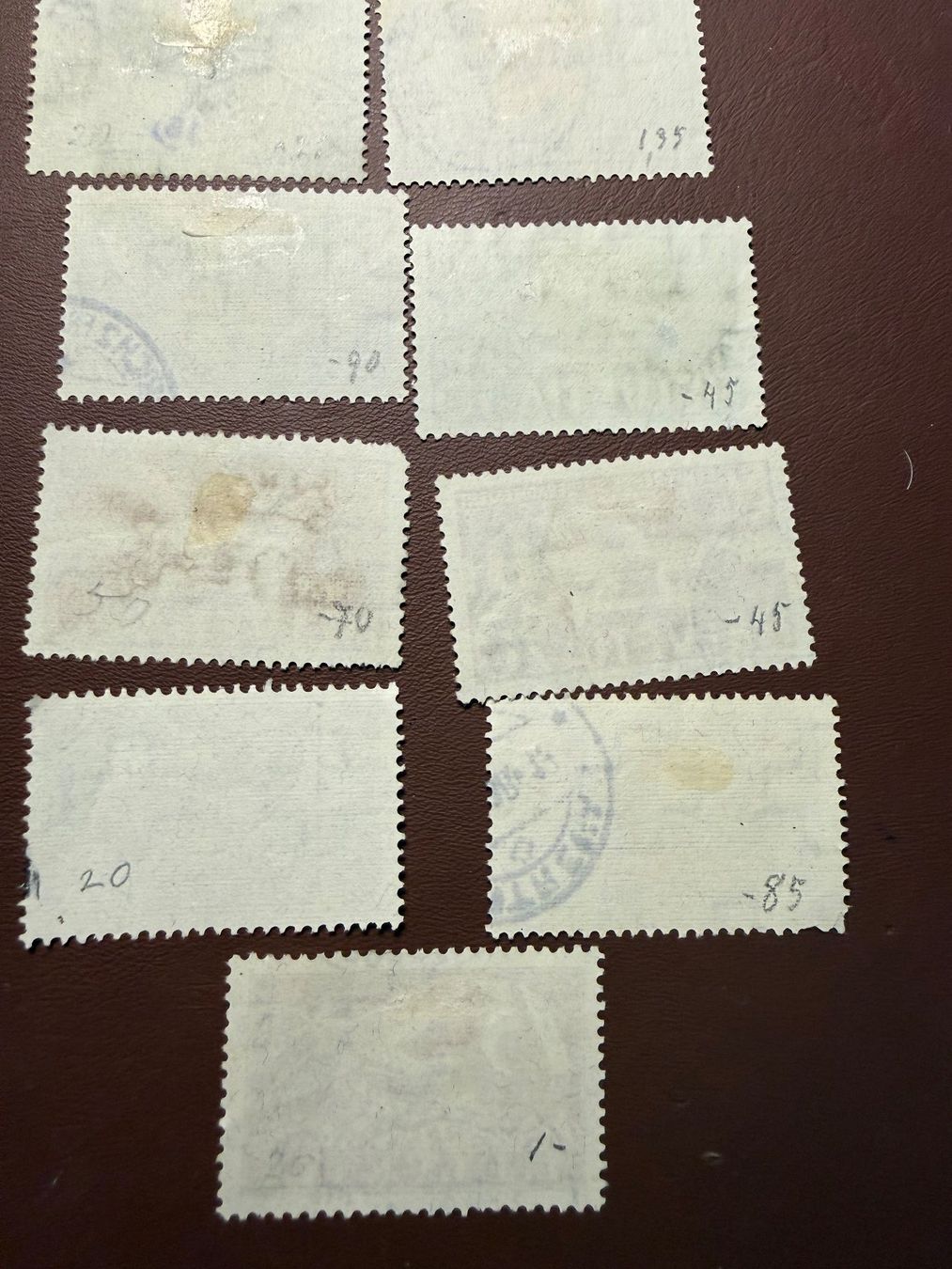 Tous les timbres: Flugpostmarken Schweiz, 9 Stück – D'occasion à Fehraltorf par bruggin 3