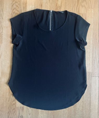 ONLY T-Shirt/Bluse, schwarz, Grösse 36