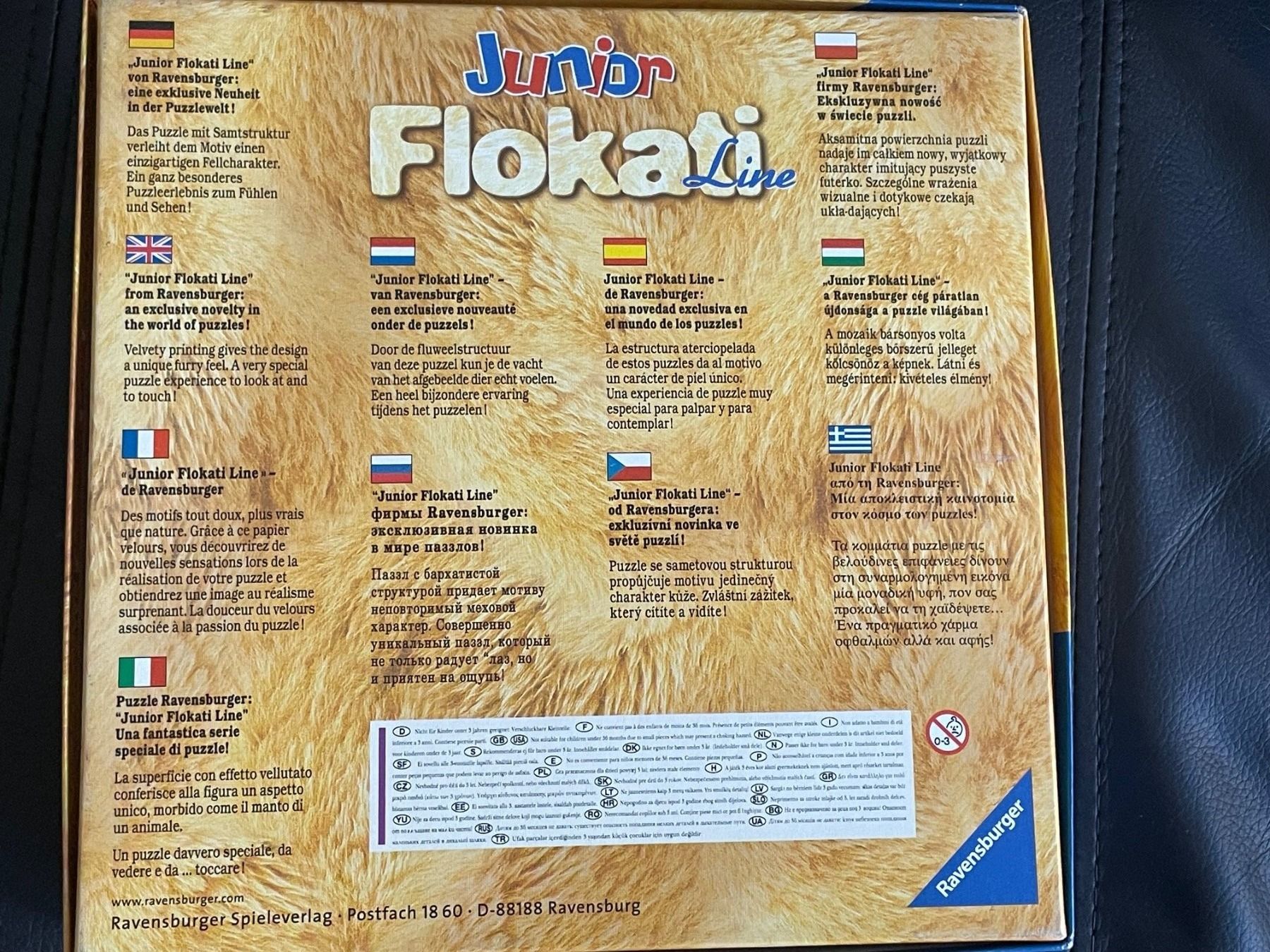 Ravensburger Puzzle: Junior Flokati - Line - Ravensburger – Usato da Oberiberg venduto da Cheyha 2