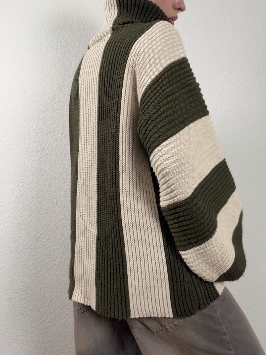 Pullover & Sweatshirts: Cozy Striped Turtleneck Sweater  – Gebraucht aus Knonau von Grapesvintage 4