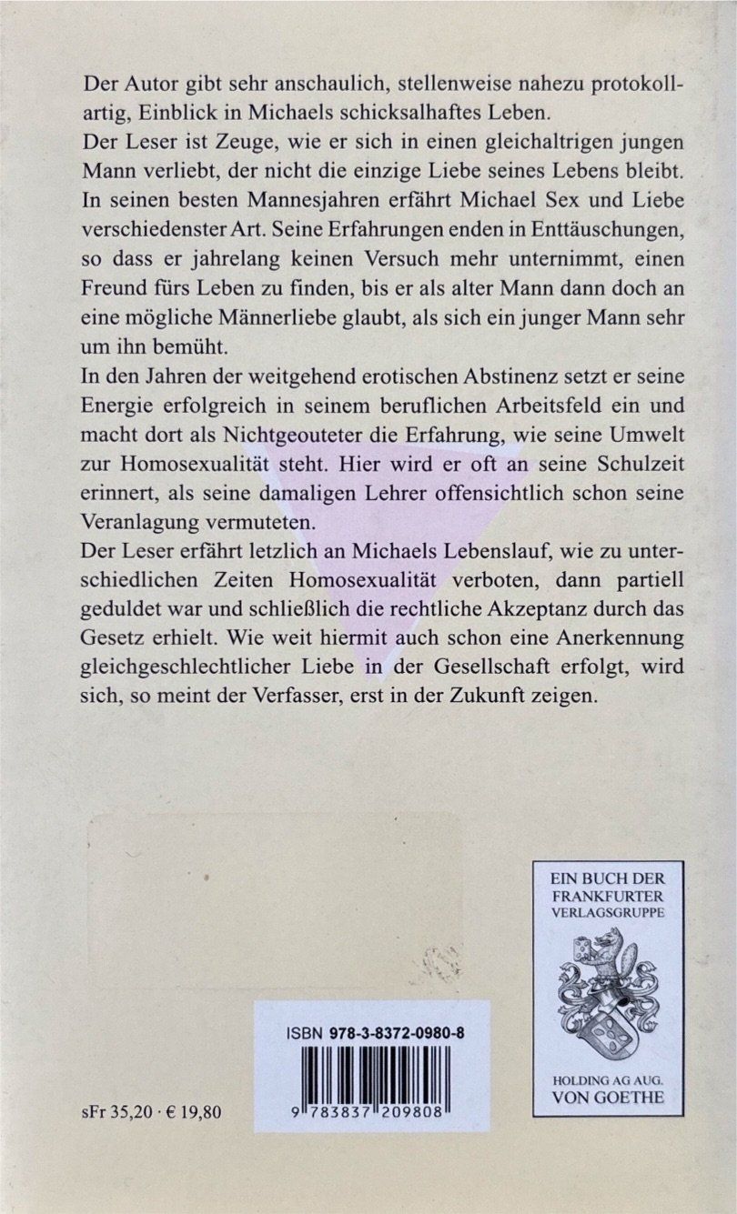 Libri: Ritter Eric, Michael - Ein schicksalhaftes Leben – Nuovo (secondo la descrizione) da Sarnen venduto da Livres 1