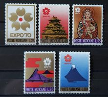 Vatikan-Mi 556-560 Satz ** (1970) (10)