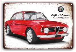 Alfa Romeo GT Blechschild 20x 30 cm