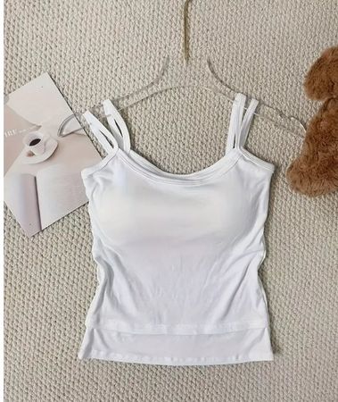 NEUES Top mit gepolstertem Brustbereich Gr. XS - 225466