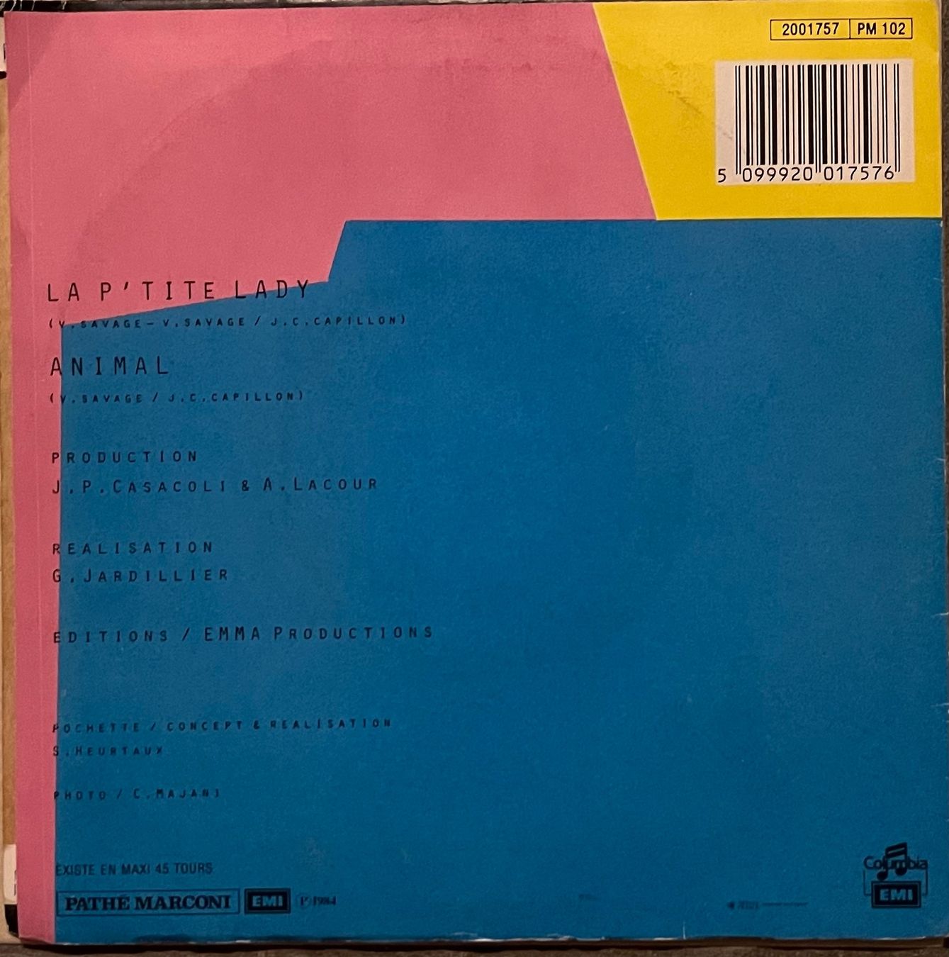 Dischi in vinile: VIVIEN SAVAGE - LA P'TITE LADY – Usato da Bussigny venduto da vinyl-pas-cher 1