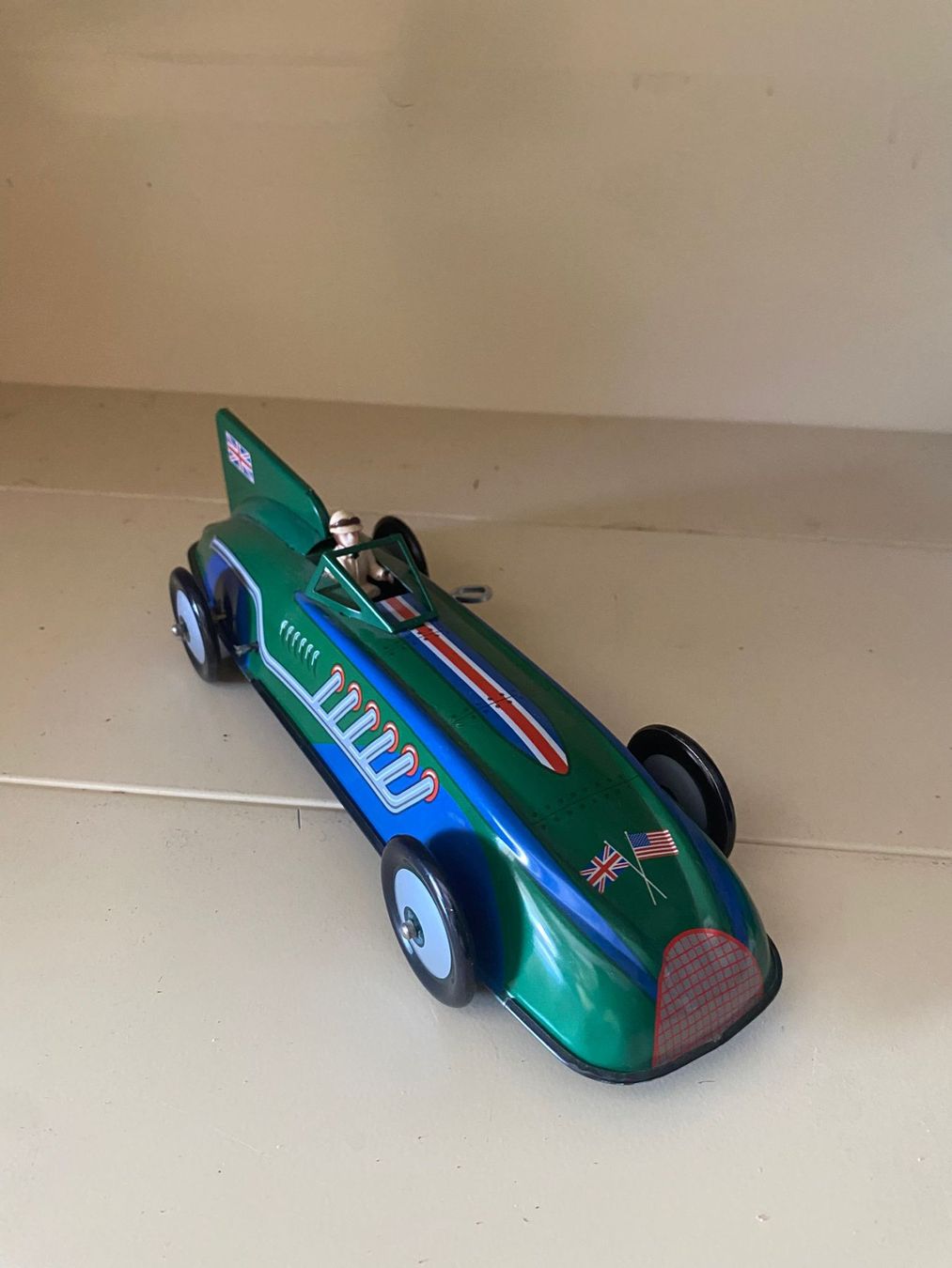Modellini d'auto: Vintage "LAND SPEED RECORD CAR" Blechspielzeug – Usato da Basel venduto da lba_g76z