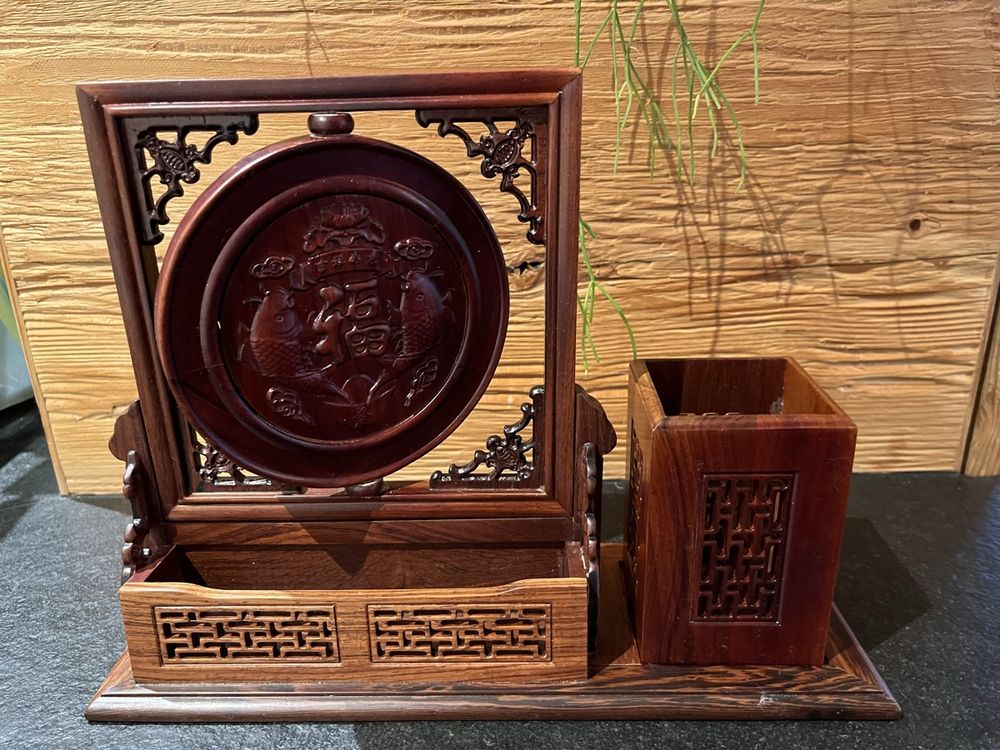 Chinesisches Gongfu Tee-Set Geschenkbox – Handgefertigt, Drachen-Design, 5-teilig (150 Ml Kanne)
