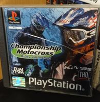 Jeu PS1 Championship Motocross en allemand
