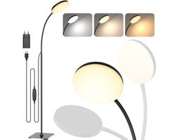 Stehlampe, Leselampe, 3 Farbtemperaturen und 10 Helligkeiten