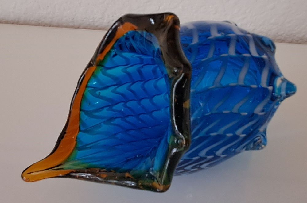 GlassOfVenice Muranoglas Hängefigur – Handgefertigte Blaue Trauben, Venedig
