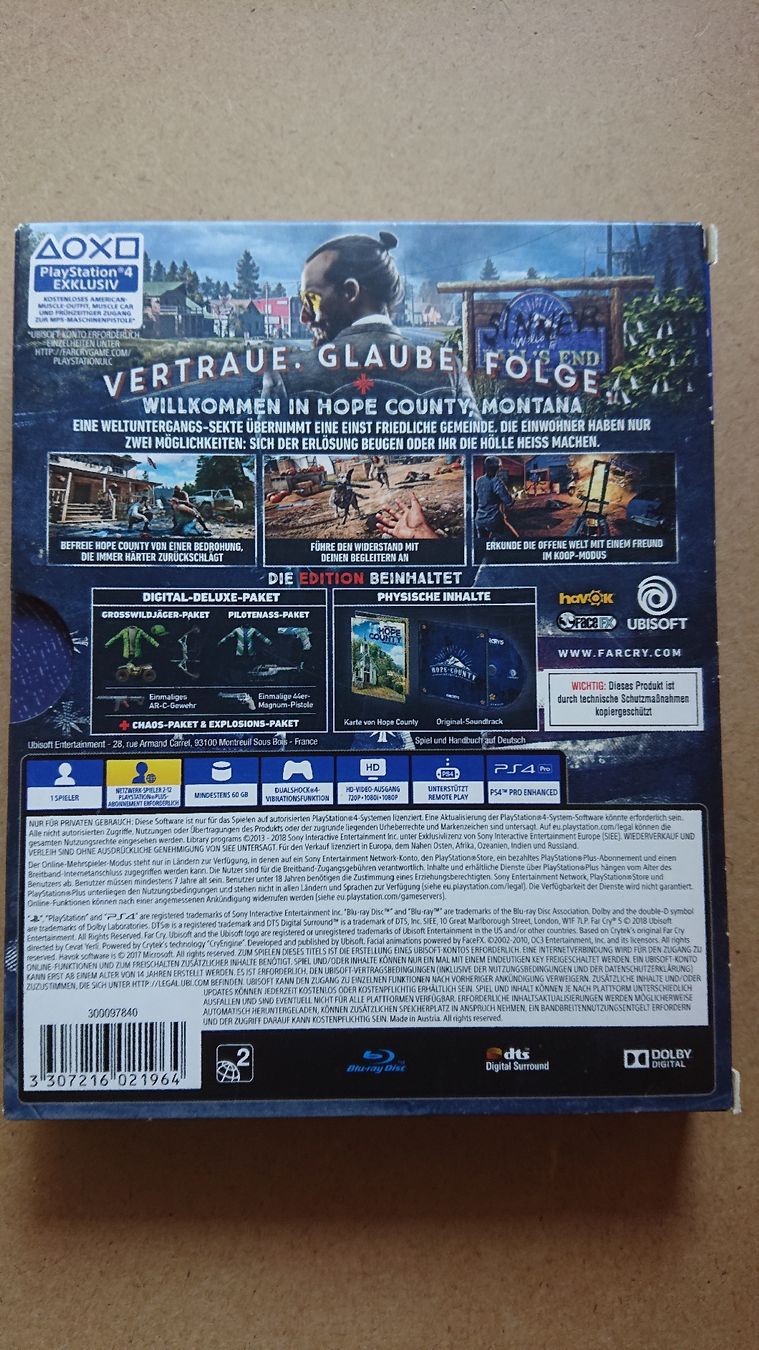 Giochi: Far Cry 5 - Deluxe Edition - PS4 - – Usato da Chur venduto da FreakofRarity 1