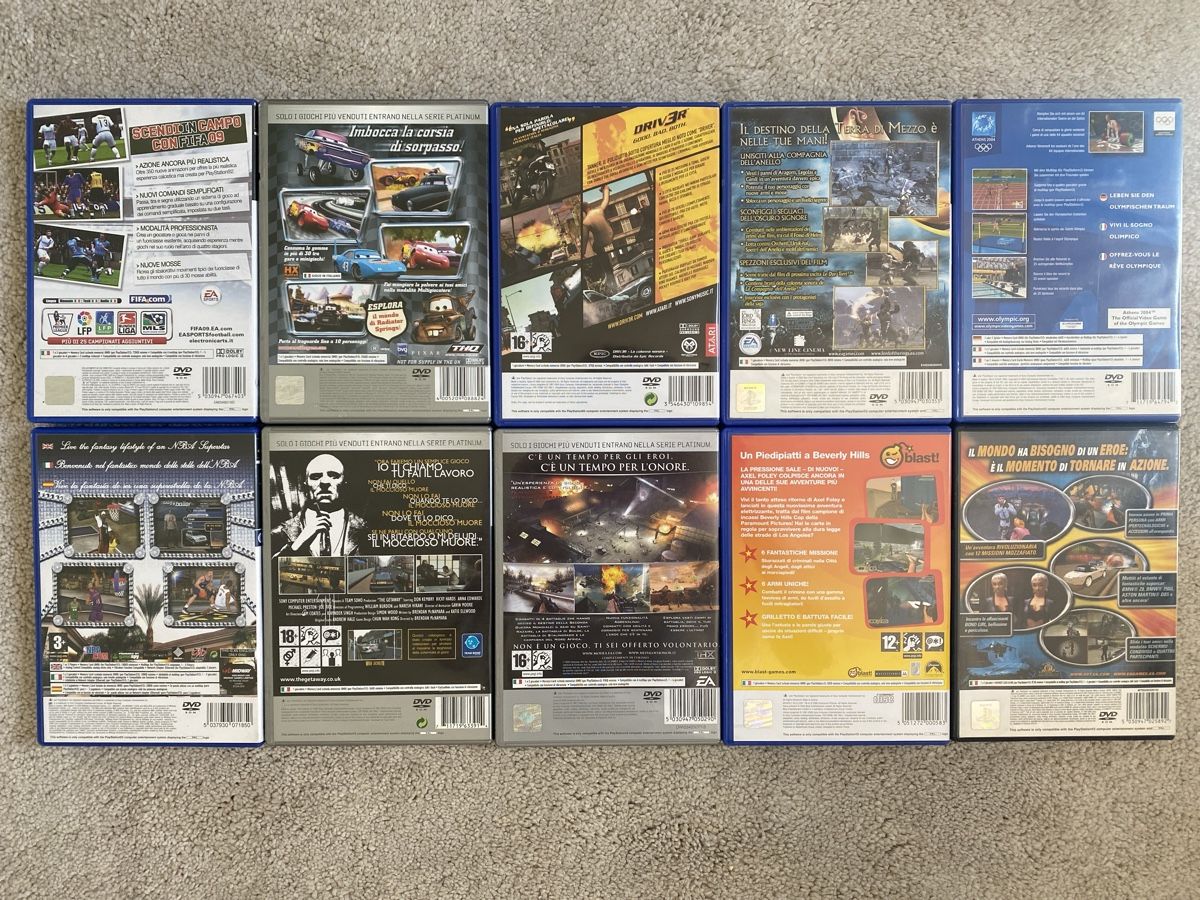 Sony Giochi: PS2 10x Games Set Bundle (Italiano) – Usato da Reichenbach i. K. venduto da Daniel840 1